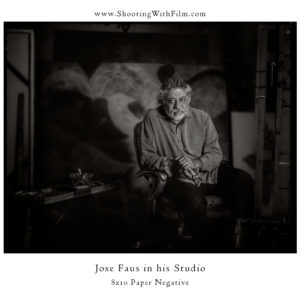 Jose Faus in His Studio by Kirk Decker