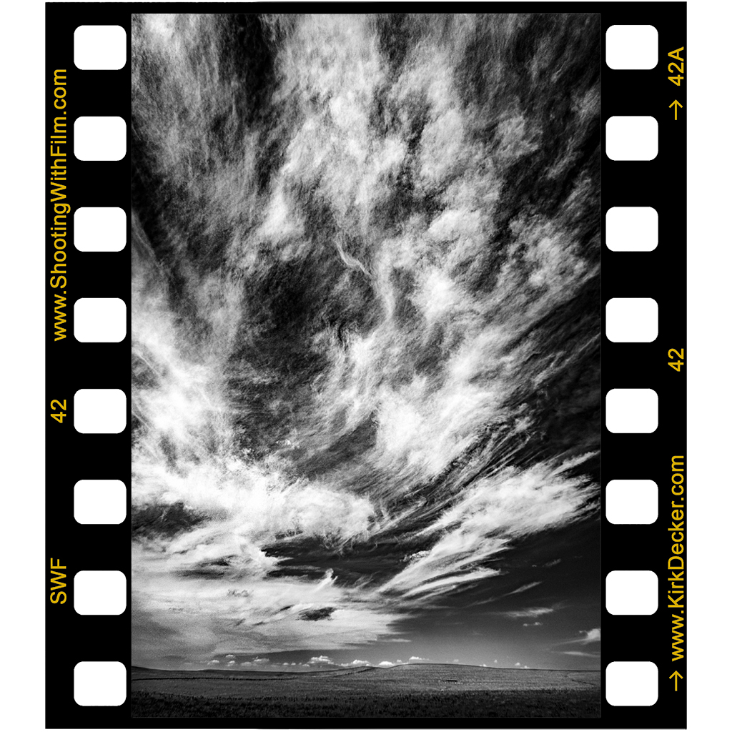 Infrared photograph of Kansas sky and clouds by Kansas City photographer Kirk Decker